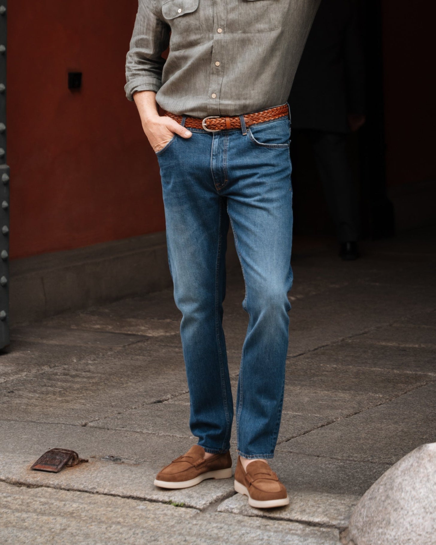 Harbour | Casual Loafer – Tobacco Brown Suede Leather with Comfortable Cup Sole & Leather Lining