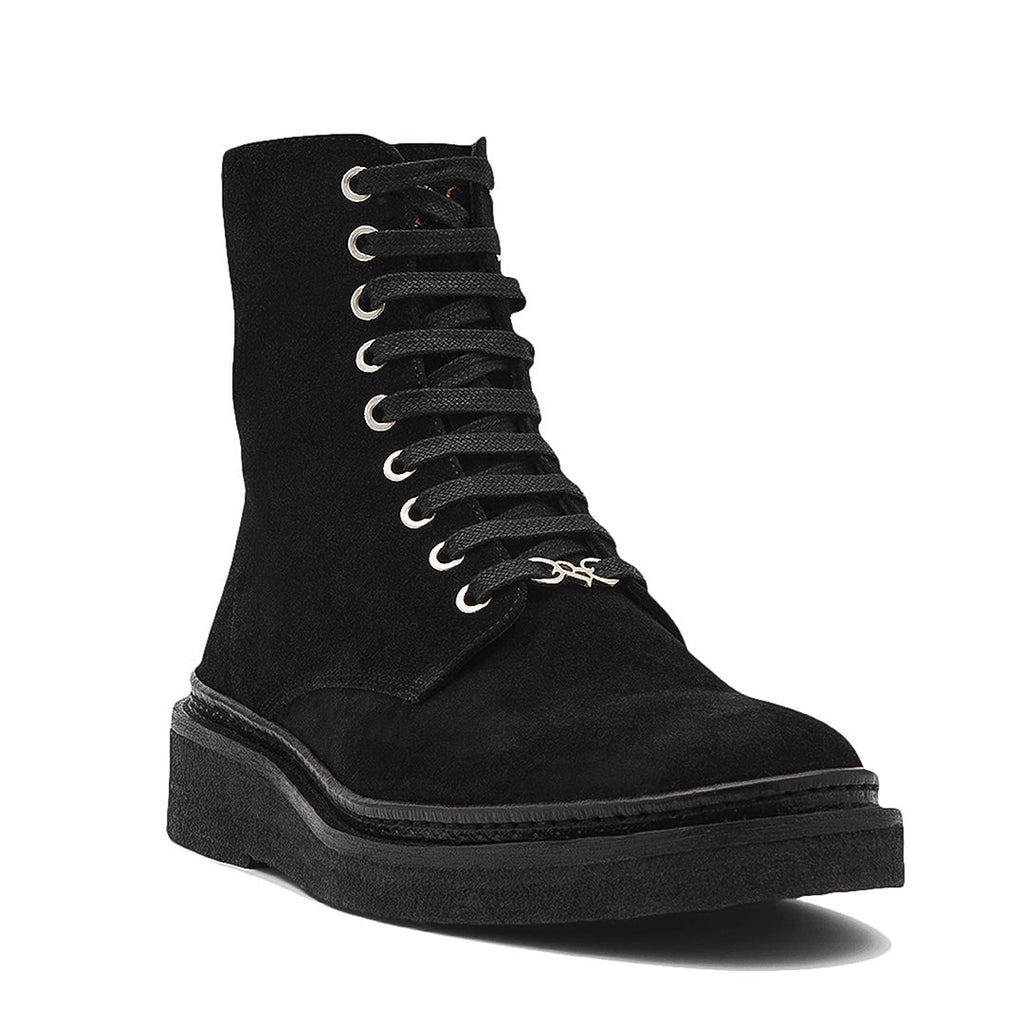 THE MARINI CREPE COMBAT BOOTS