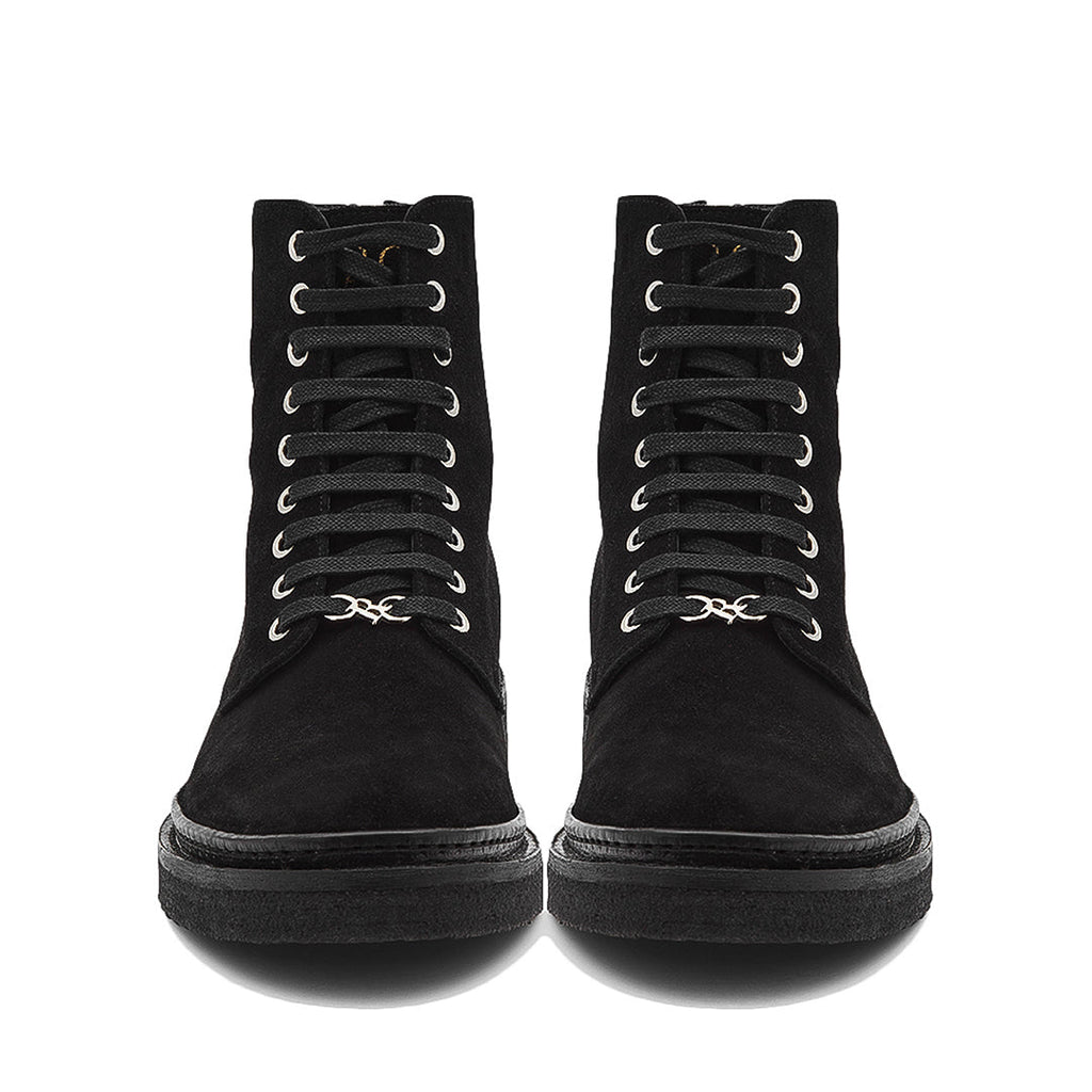 THE MARINI CREPE COMBAT BOOTS